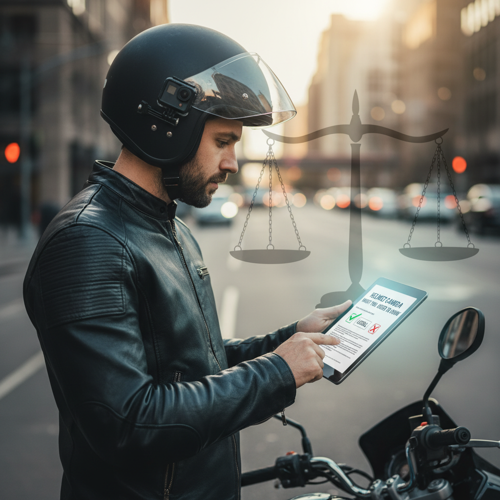 Understanding Helmet Camera Legality Understanding Helmet Camera Legality - is it illegal to have a camera on your helmet
