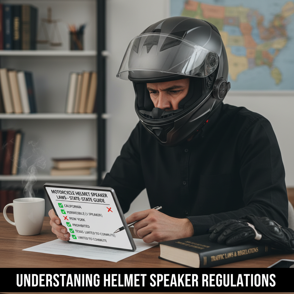 Understanding Helmet Speaker Regulations Understanding Helmet Speaker Regulations - is it illegal to have speakers in your motorcycle helmet