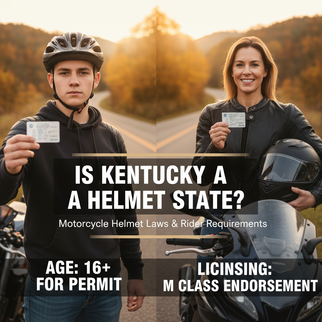 Age and Licensing Requirements - is kentucky a helmet state