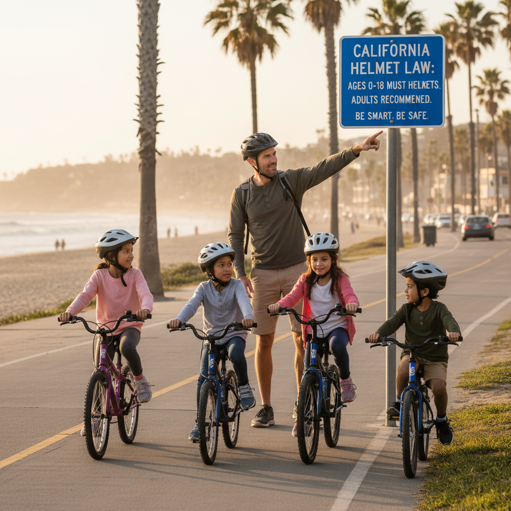 Understanding California's Helmet Law Understanding California's Helmet Law - is there a helmet law in california