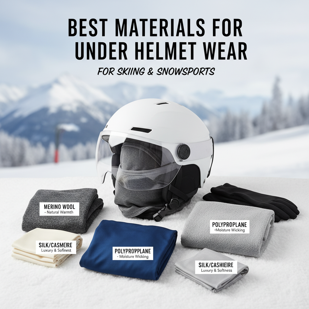 Best Materials for Under Helmet Wear - what do you wear under a ski helmet