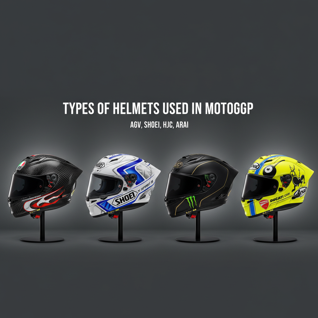 The Types of Helmets Used in MotoGP - what helmets do motogp riders wear