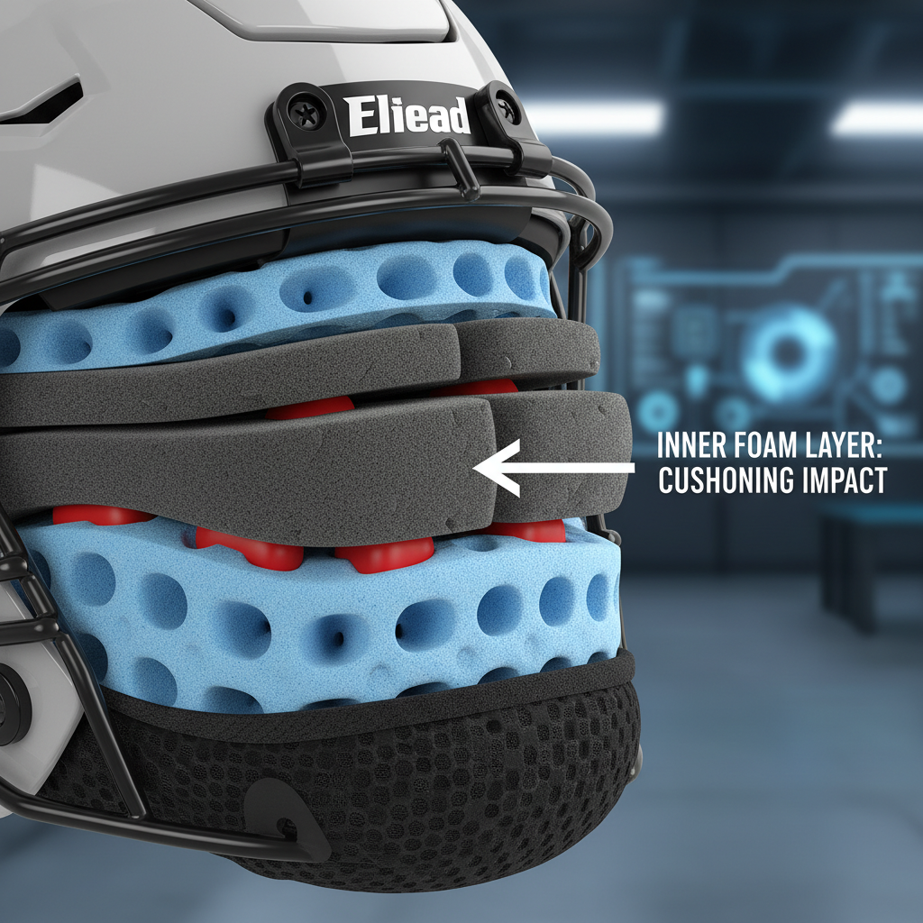 The Inner Foam Layer: Cushioning Impact - what is a football helmet made of
