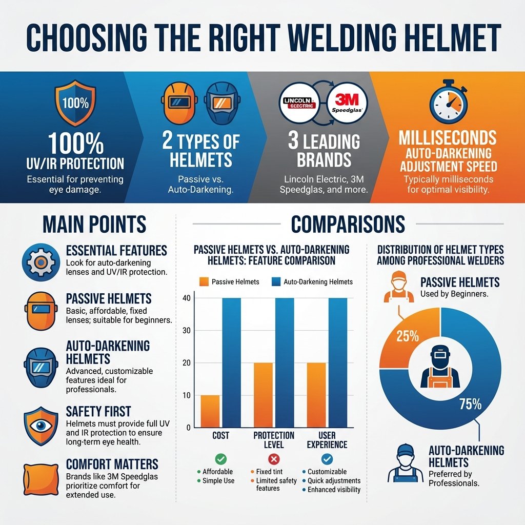 what is a good welding helmet - Data Infographic and Statistics