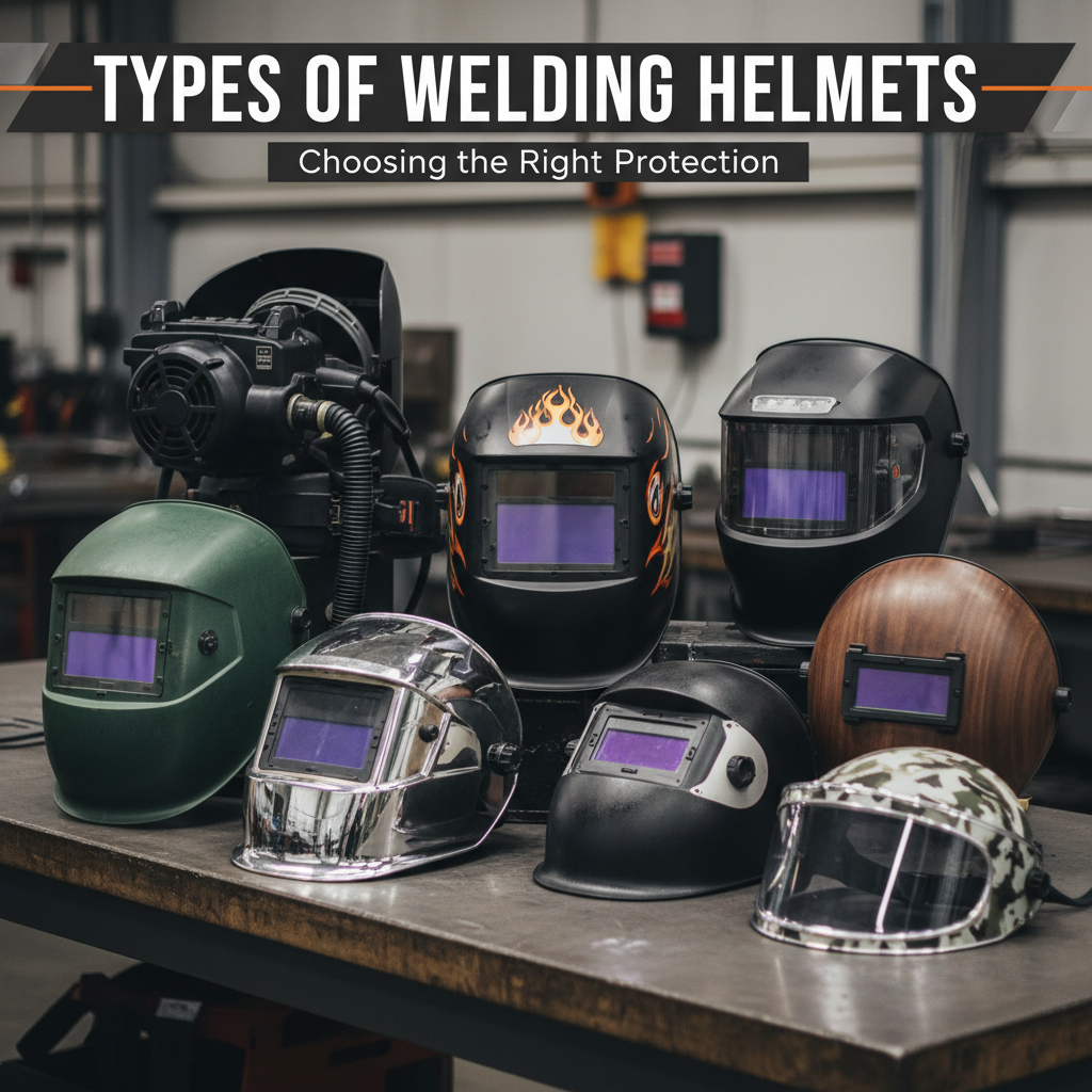Types of Welding Helmets - what is a good welding helmet