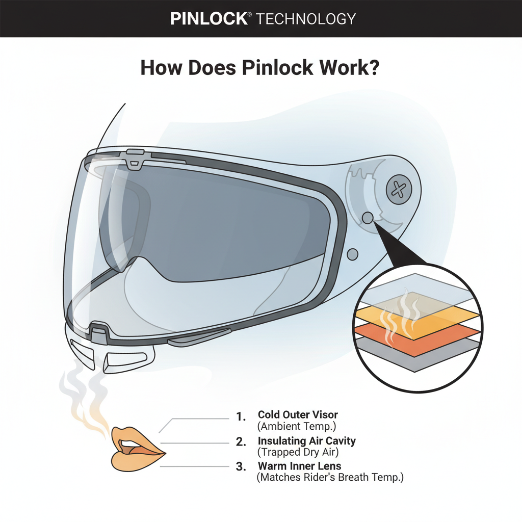 How Does Pinlock Work? - what is a pinlock on a helmet