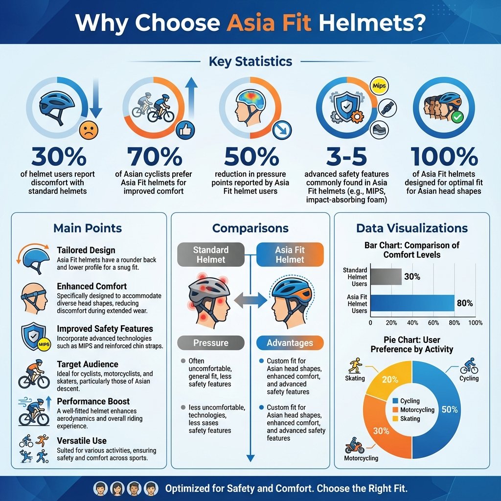 what is asia fit helmet - Data Infographic and Statistics