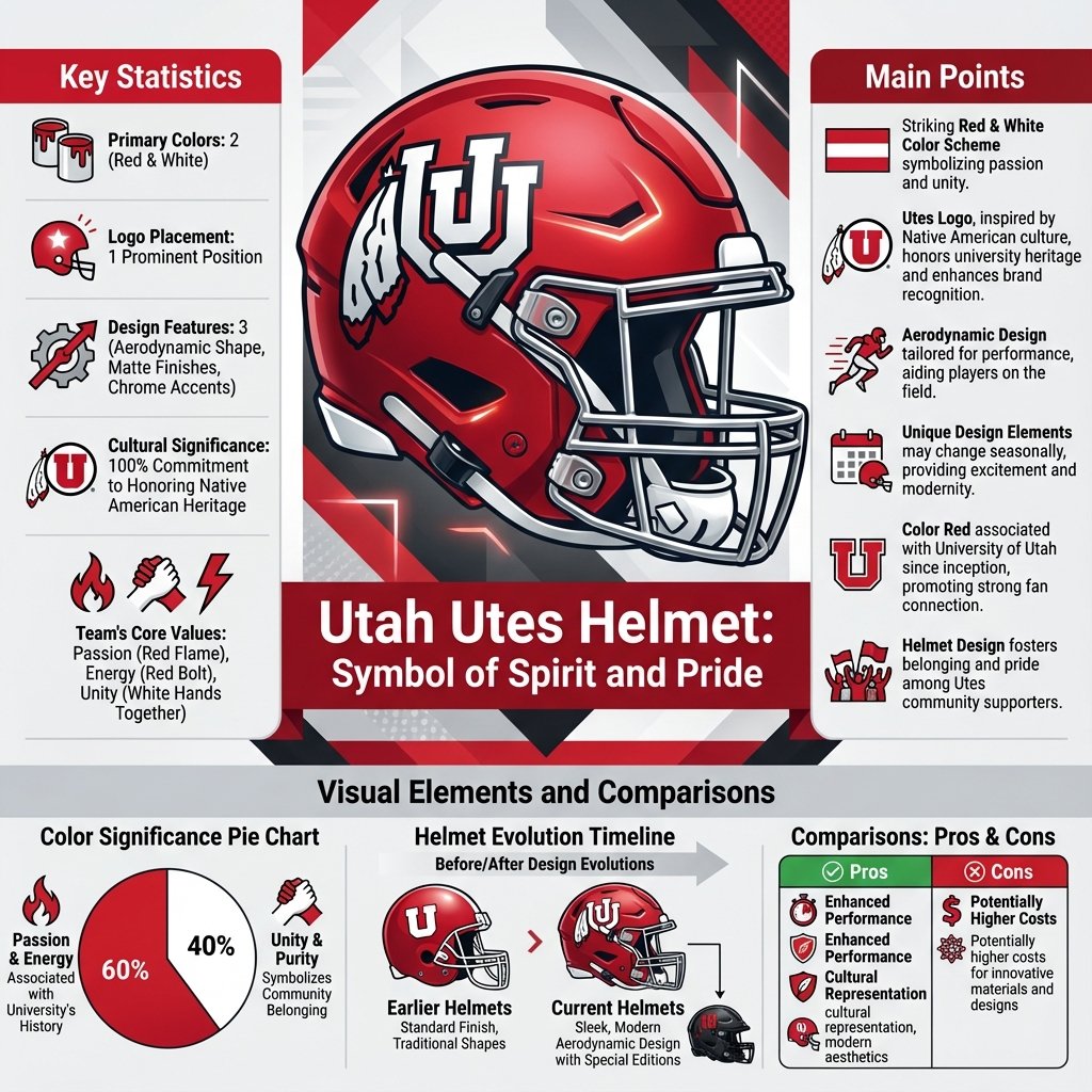 what is on the utah utes helmet - Data Infographic and Statistics
