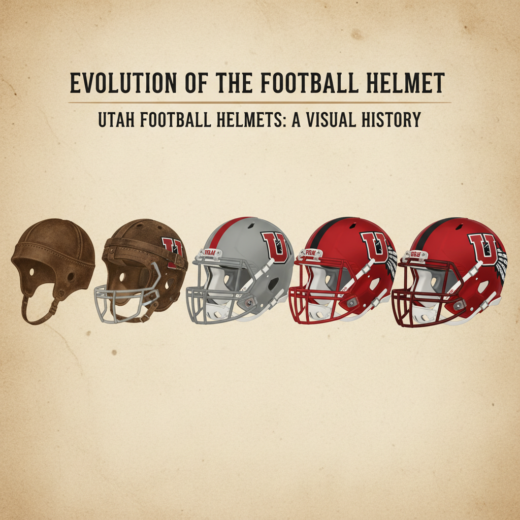 Historical Evolution of the Helmet - what is on utah football helmet