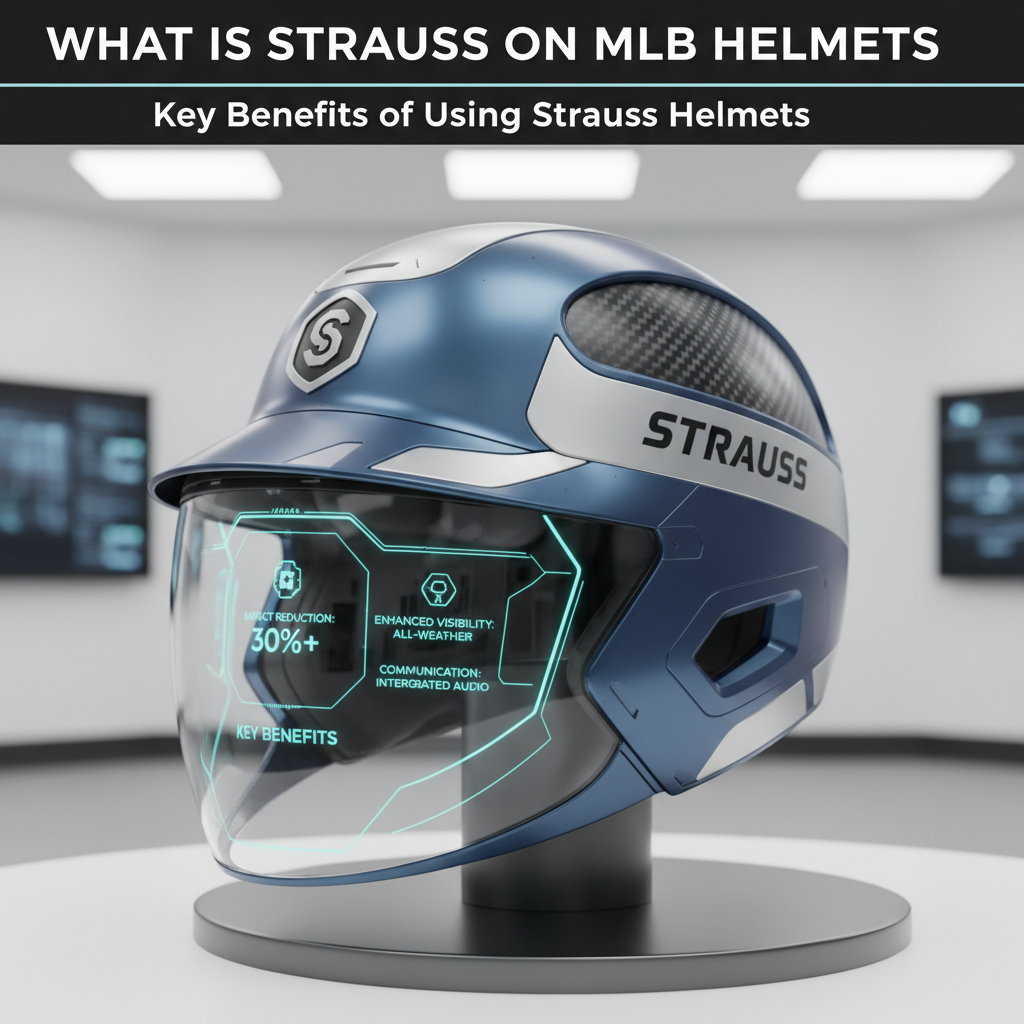 Key Benefits of Using Strauss Helmets - what is strauss on mlb helmets