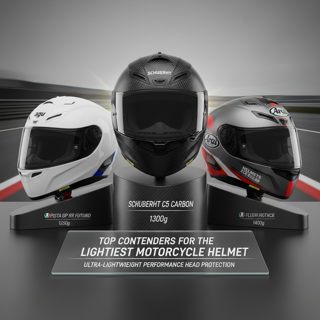 Top Contenders for the Lightest Motorcycle Helmet - what is the lightest motorcycle helmet