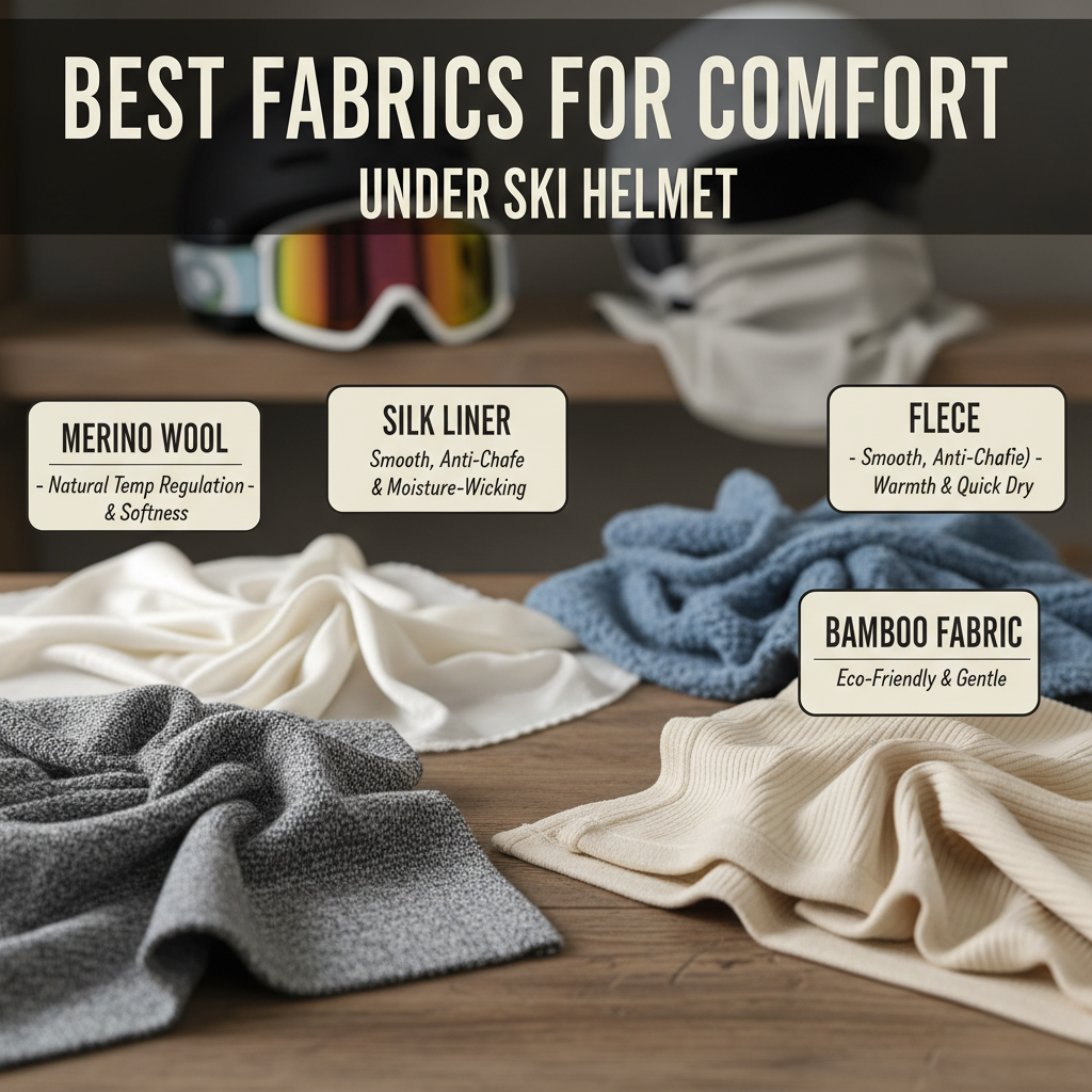 Best Fabrics for Comfort - what to wear under ski helmet