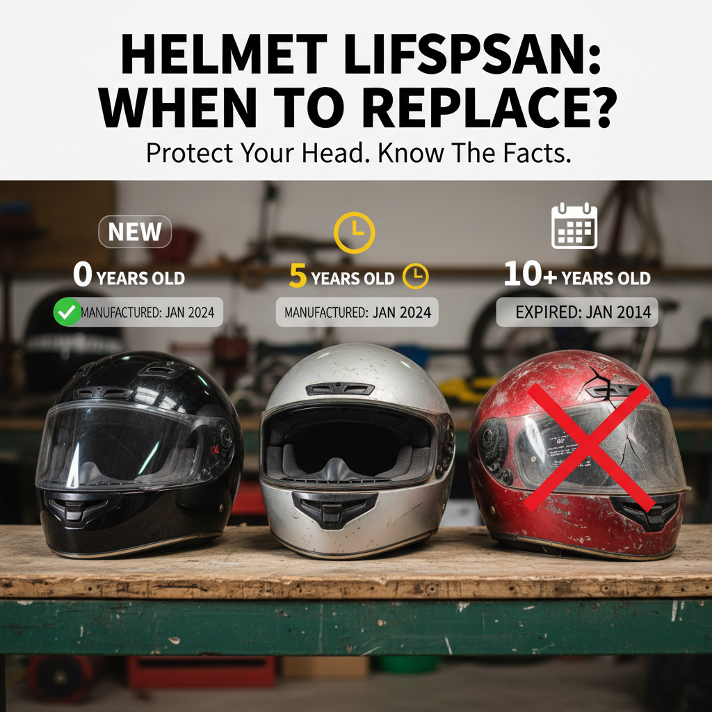 Understanding Helmet Lifespan - when do motorcycle helmets expire