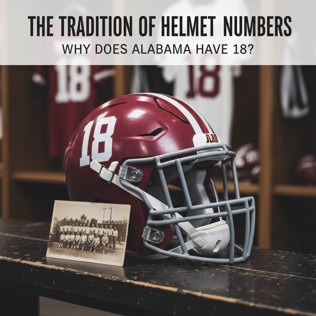 The Tradition of Helmet Numbers The Tradition of Helmet Numbers - why does alabama have 18 on their helmets