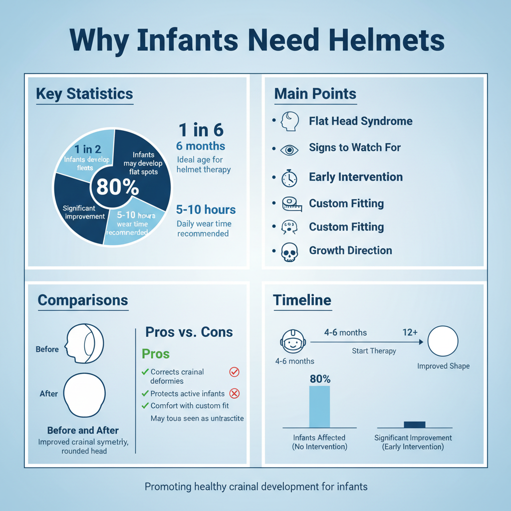 why would an infant need a helmet - Data Infographic and Statistics