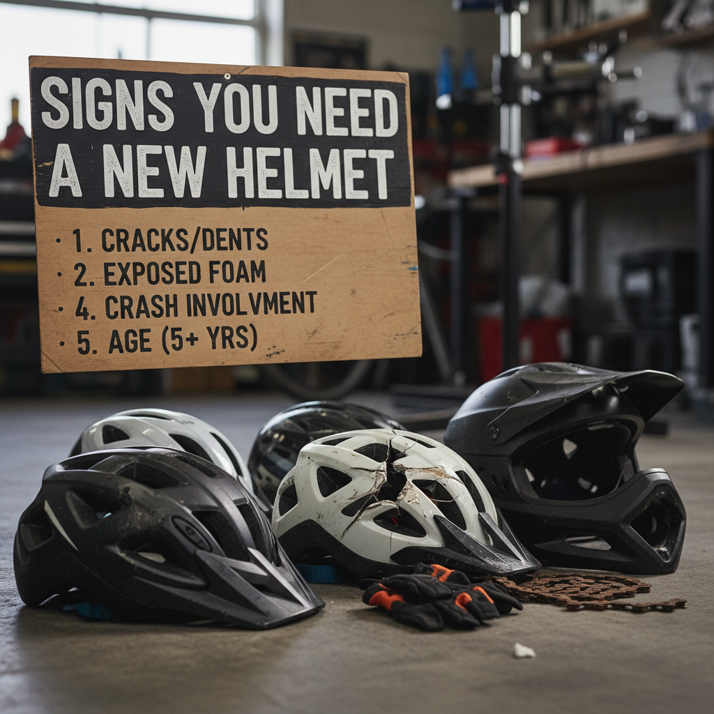 Signs You Need a New Helmet - Why You Must Replace Your Helmet After a Crash