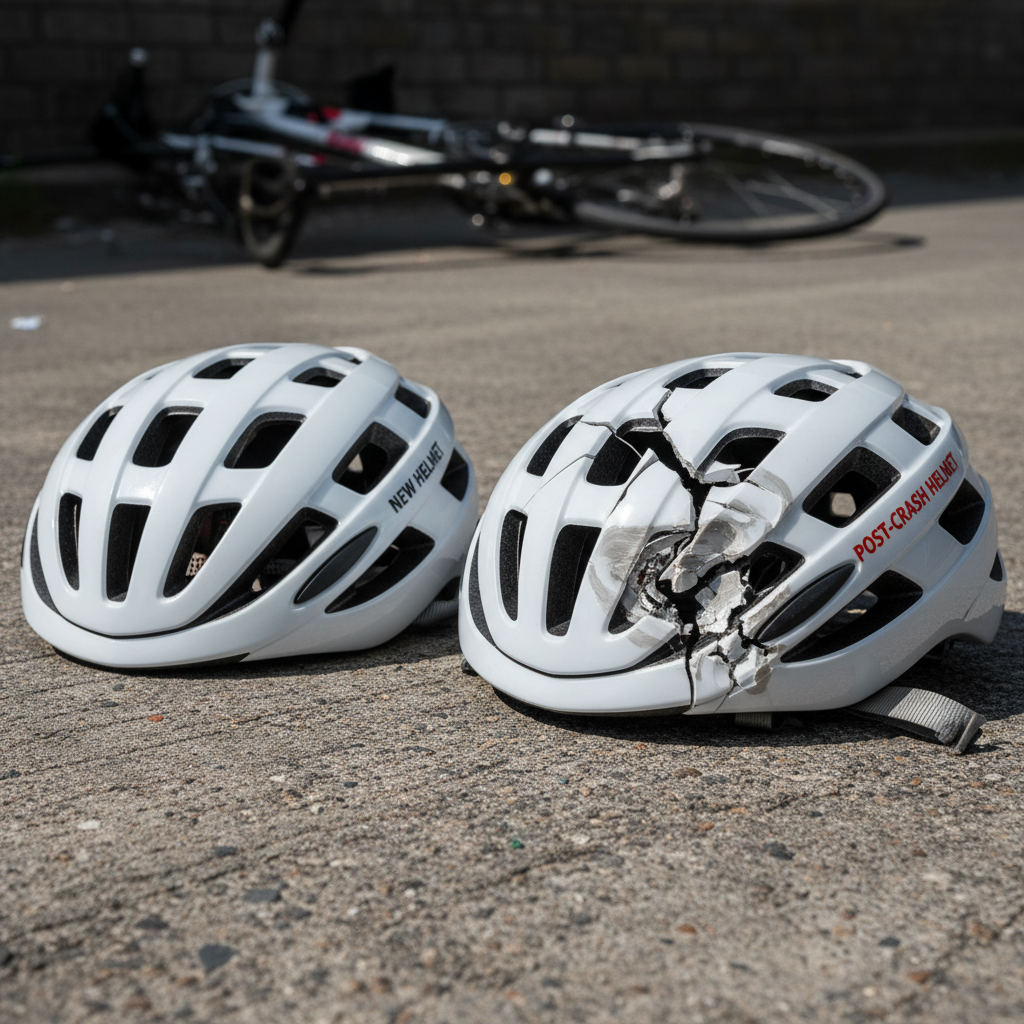 Understanding Helmet Damage - Why You Must Replace Your Helmet After a Crash